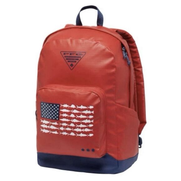 Columbia Unisex PFG PHG Zigzag 22L Backpack Multi One Size Red Blue NEW - Picture 1 of 13